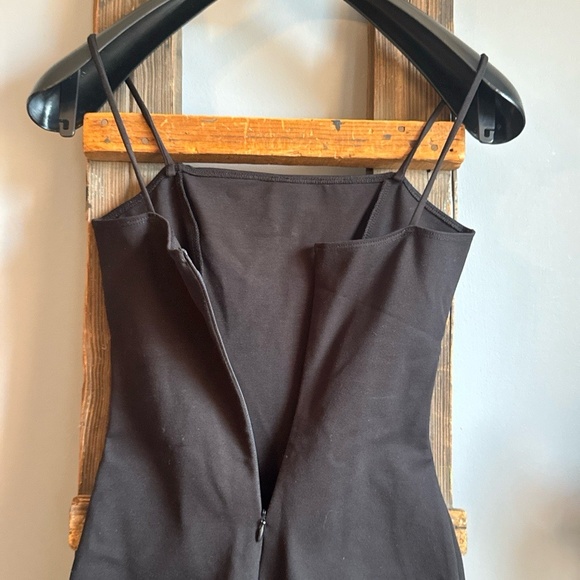 Reformation Aphelia Mini Dress Womens Size‎ XS Black Fringe Trim Strap Boho Chic - Picture 7 of 7